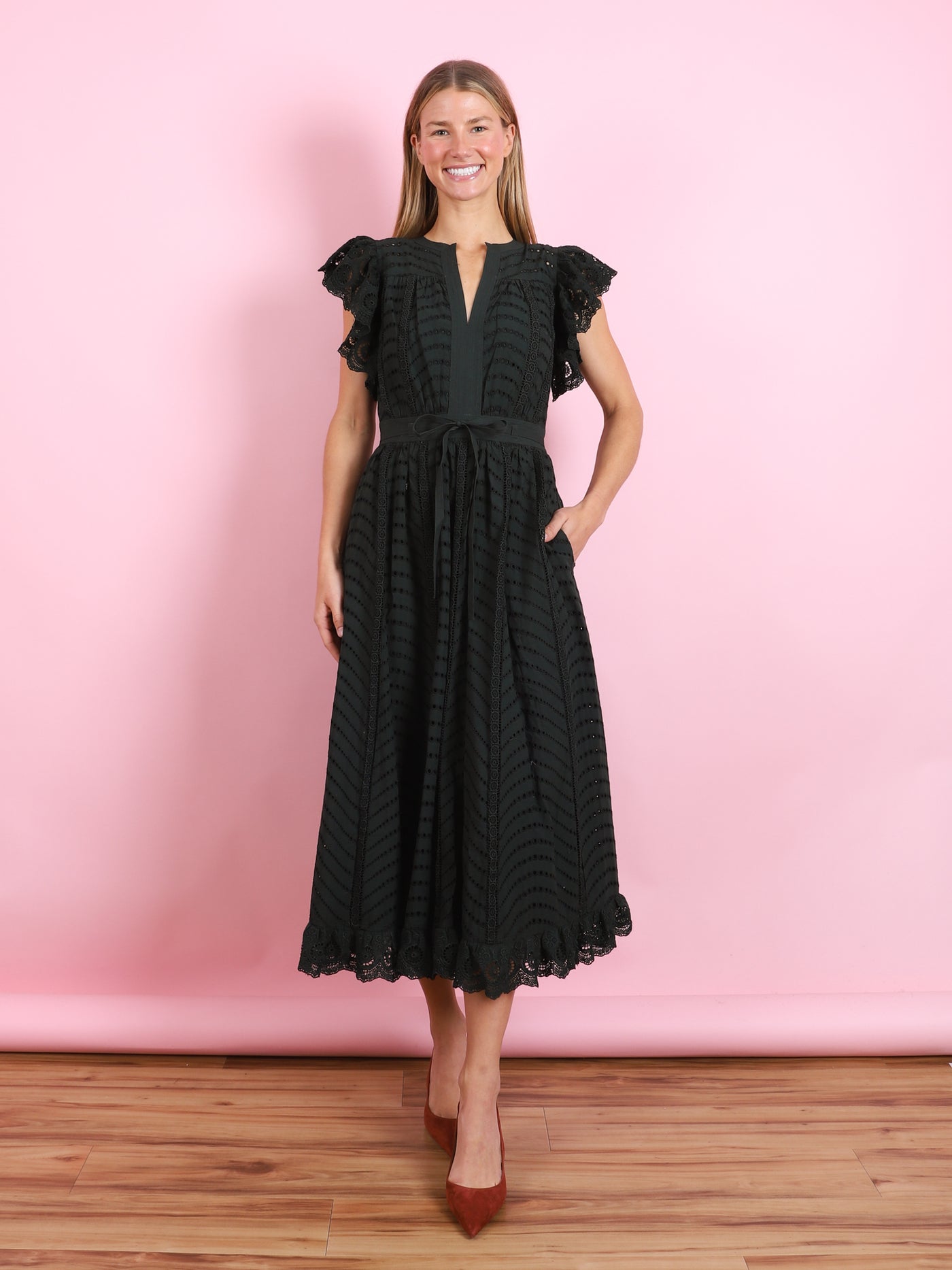 Olga Flutter Dress