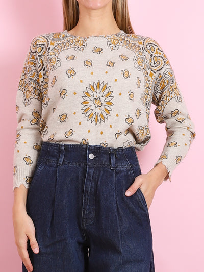 Mela Bandana Sweater