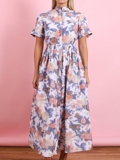 Short Sleeved Midi Dress