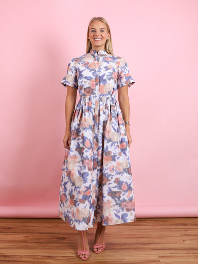 Short Sleeved Midi Dress
