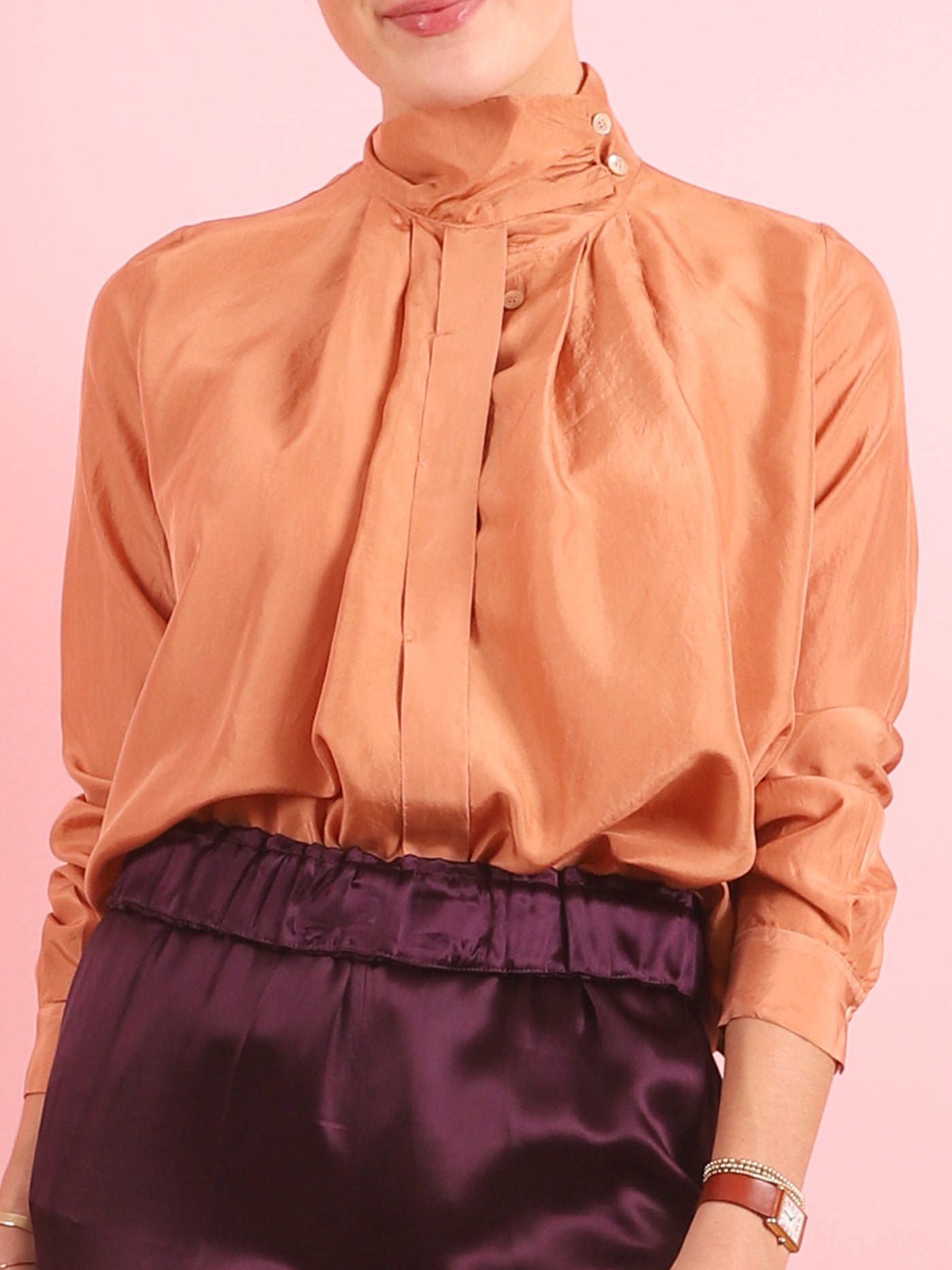 Habotai Silk Boho Shirt