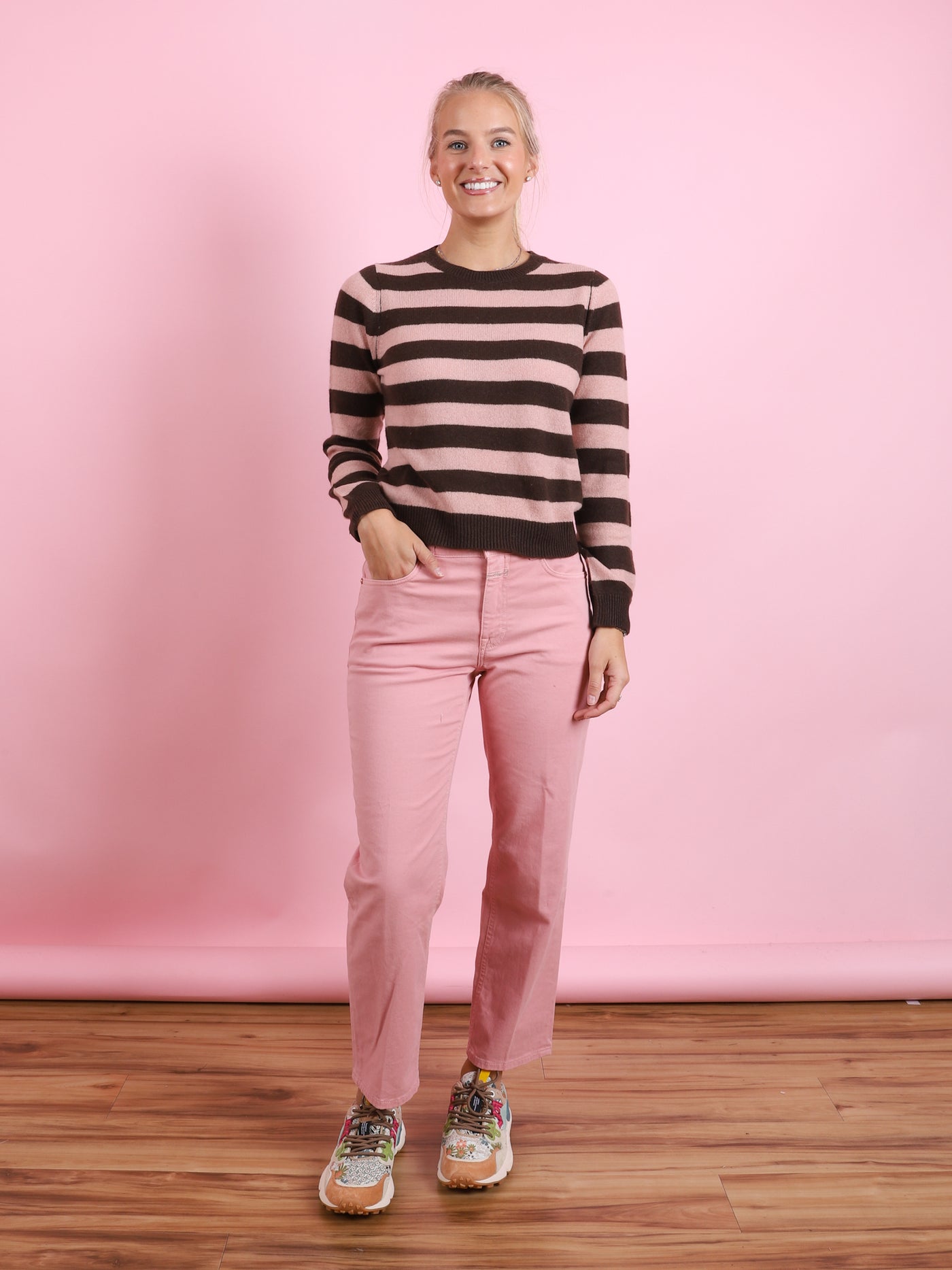 Stripe Crew Sweater