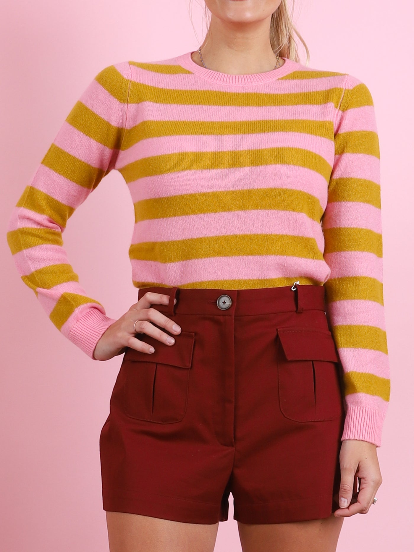 Stripe Crew Sweater