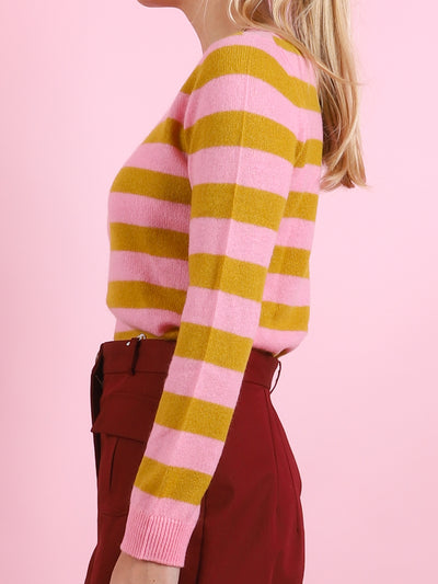 Stripe Crew Sweater