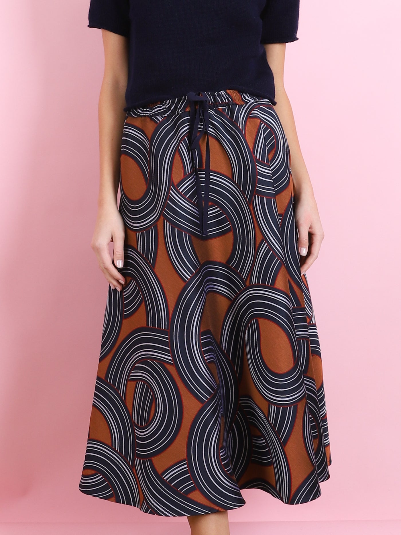 DRAWSTRING SKIRT