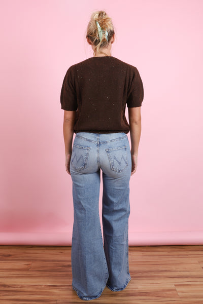 Short Sleeve Sparkle RD Sweater