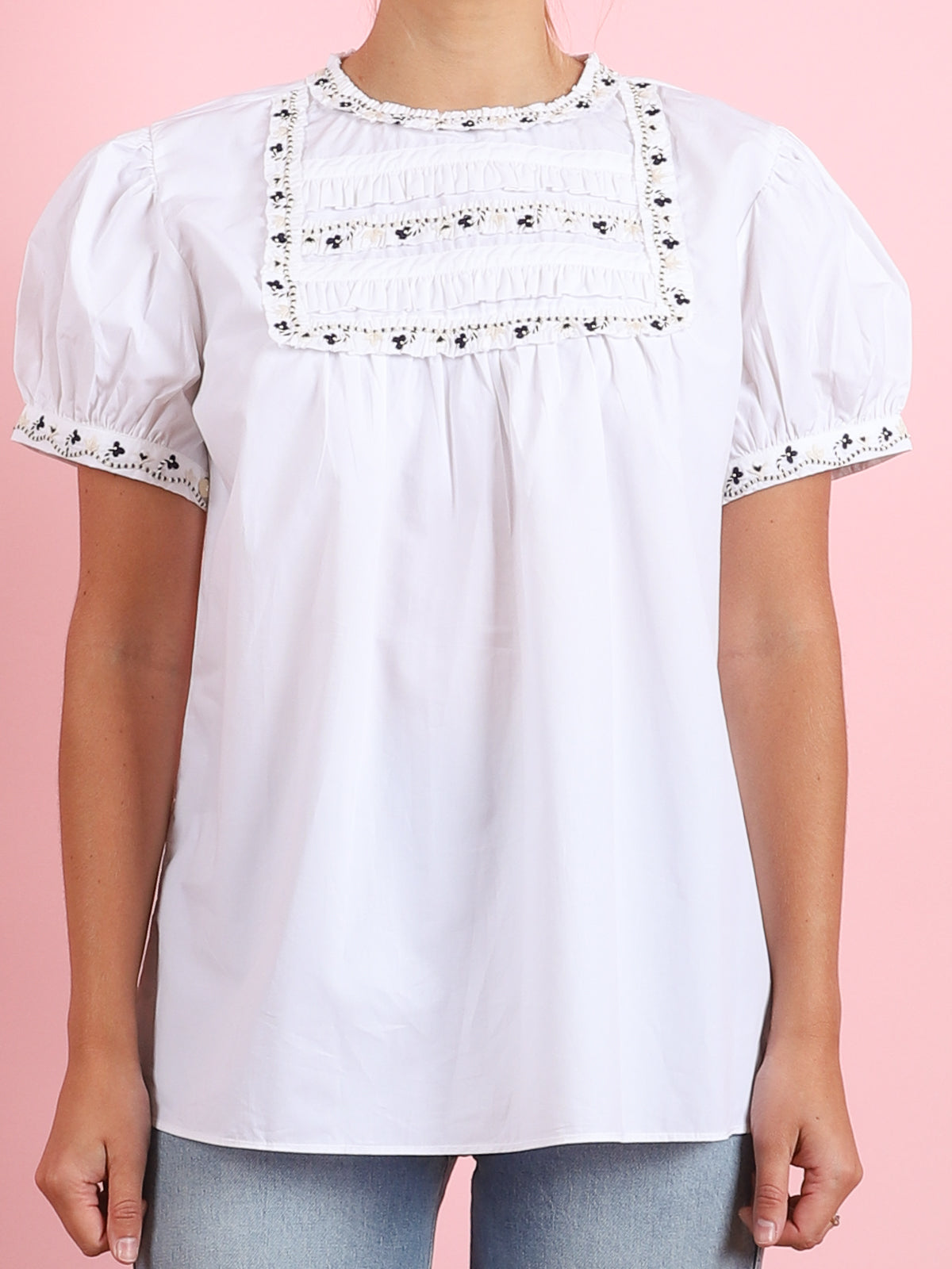 Majestic White Cotton Shirt
