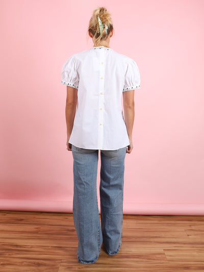 Majestic White Cotton Shirt