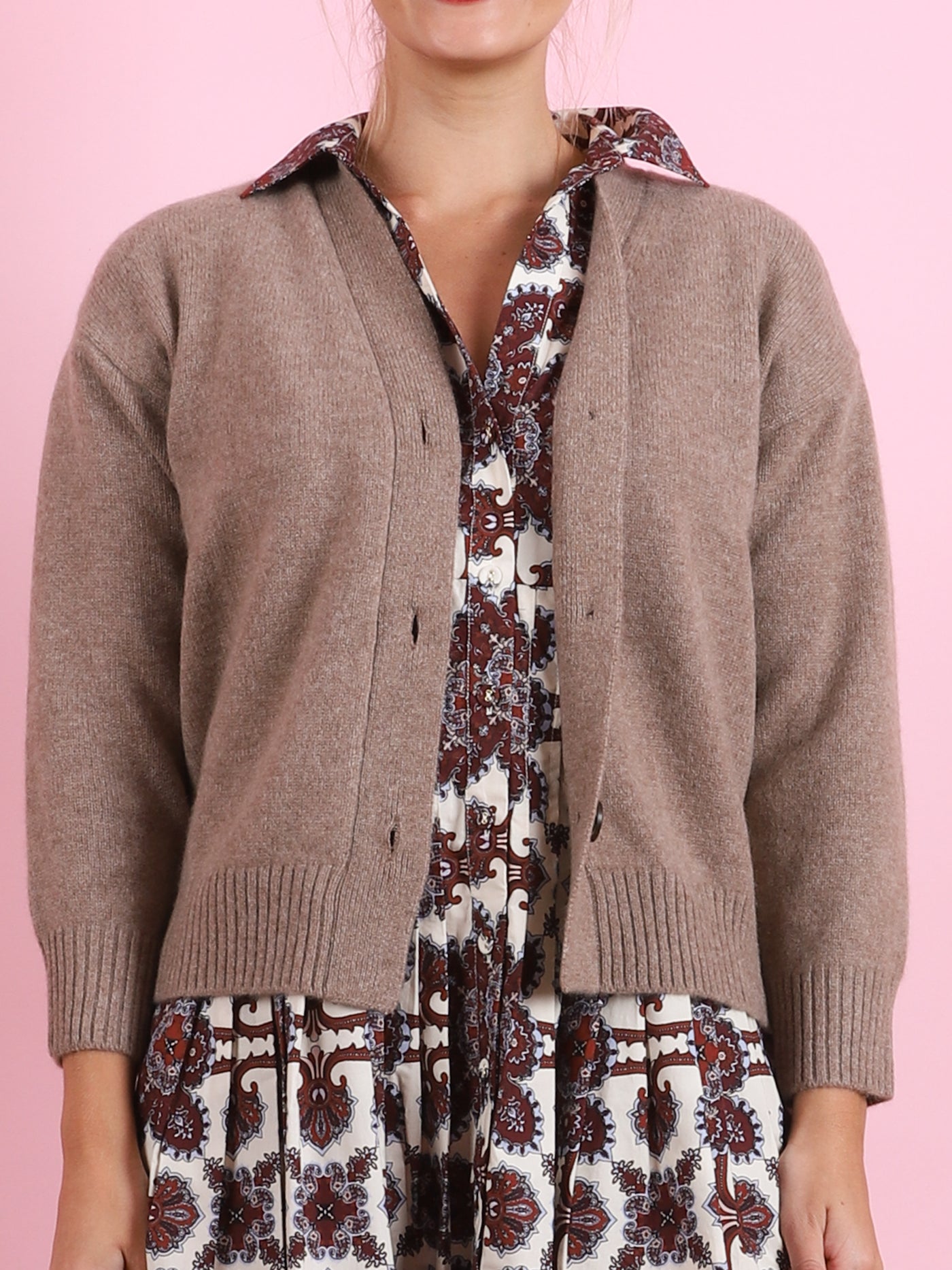 Short Boyfriend Cardigan