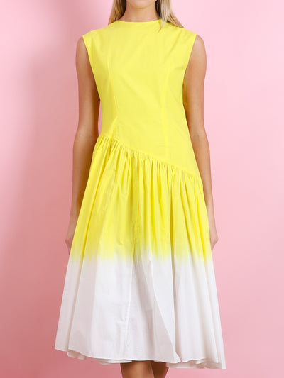 DIP DYED SLEEVELESS DRESS