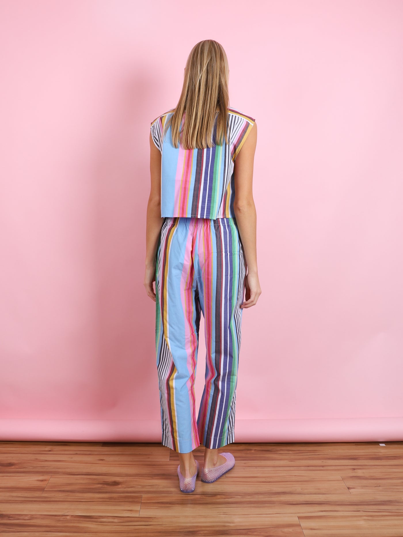 MULTICOLOR STRIPE TOP