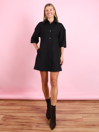 Luz Mini Dress Black