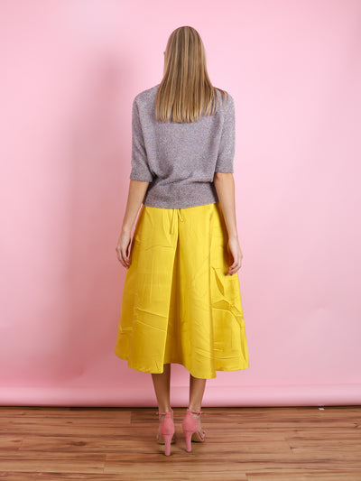 LEMON CRINKLE FULL SKIRT