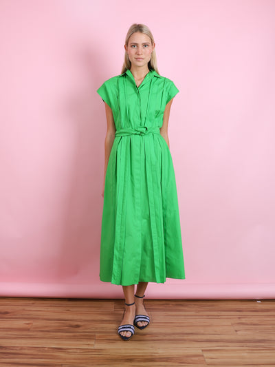 SHORT SLEEVE DRESS WITH COLLAR