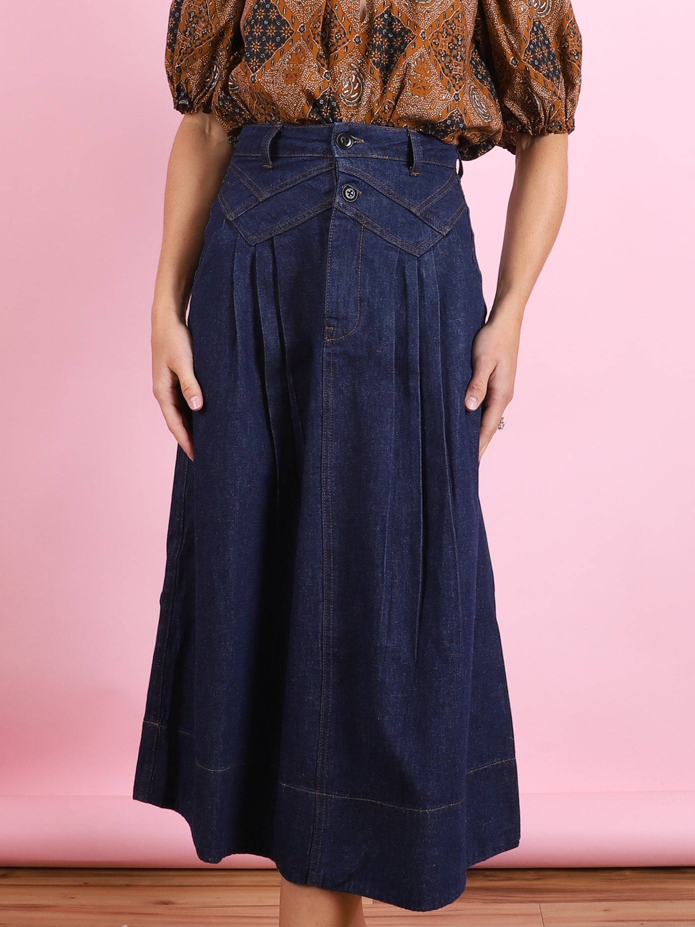 Field Skirt in Denim