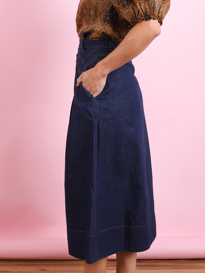 Field Skirt in Denim