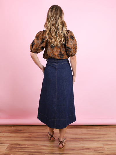 Field Skirt in Denim