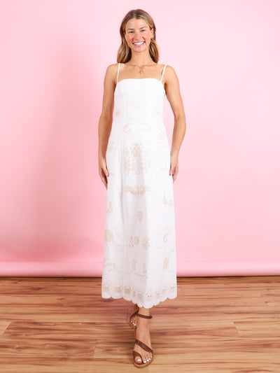 Satine Embroidered Dress