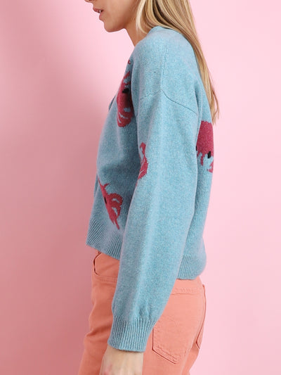 CRABBY CROP CARDIGAN