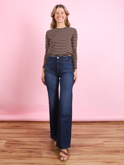 Kimberly Patch Pocket Jean