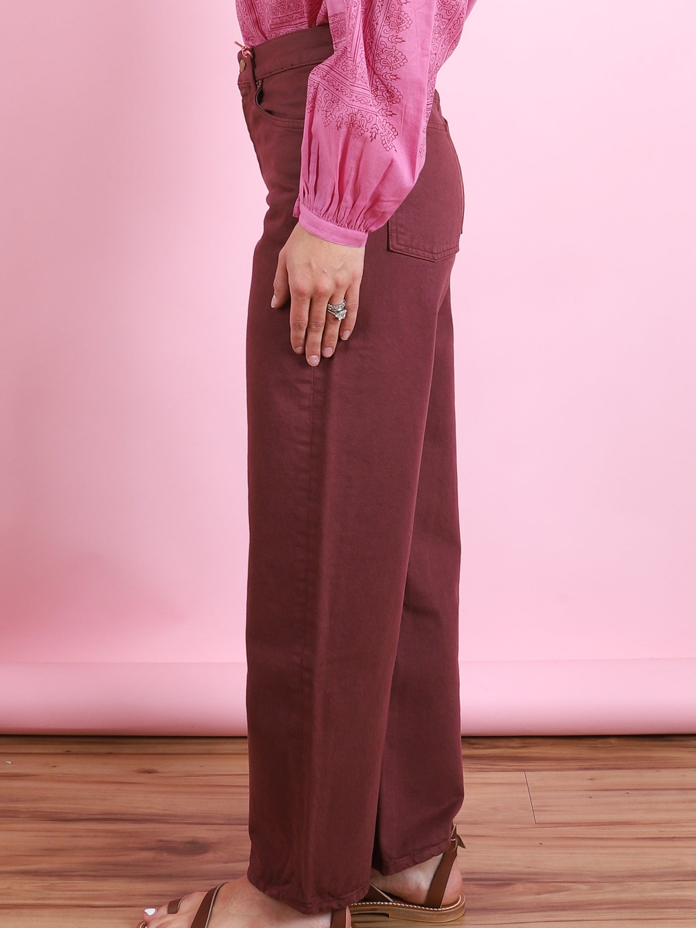 Leroy Mid Relaxed Bow Overdyed Jean