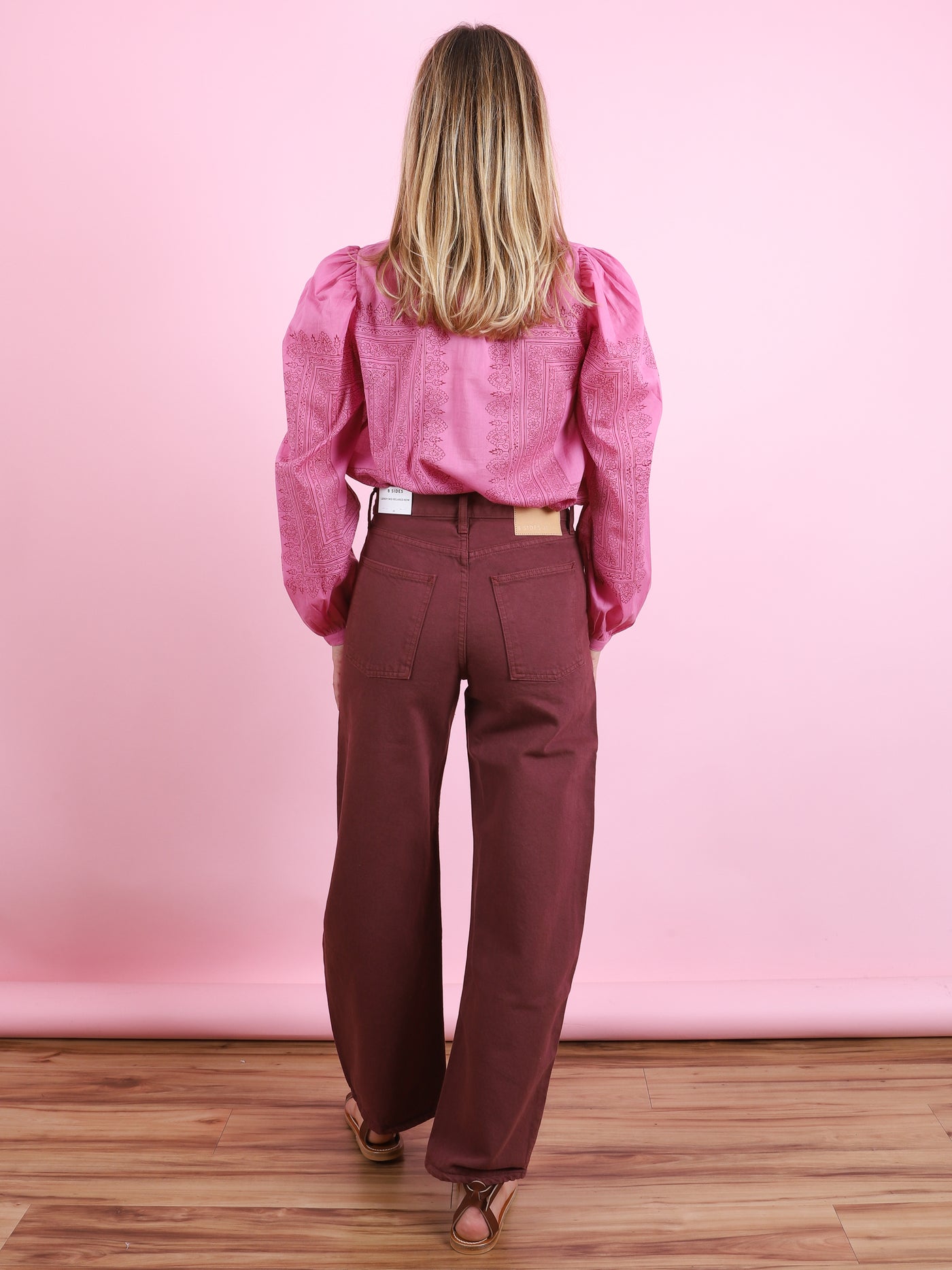 Leroy Mid Relaxed Bow Overdyed Jean