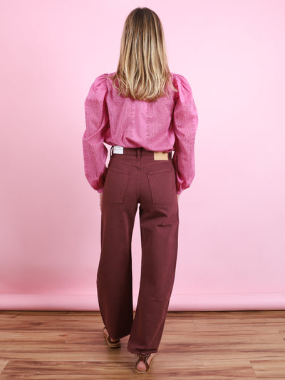 Leroy Mid Relaxed Bow Overdyed Jean