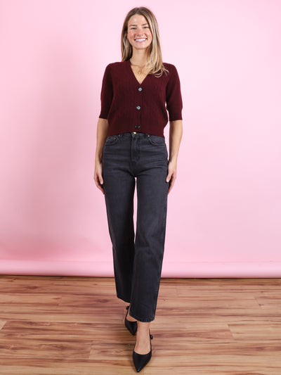 1/2 Sleeve V-Cardigan