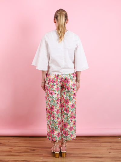 Floral Tailored Pants