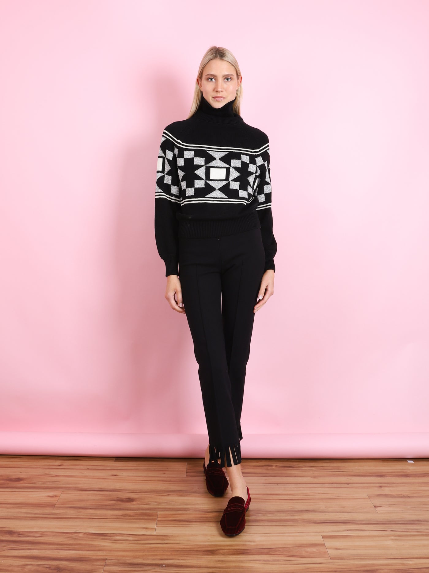 LARA FAIRISLE TURTLENECK