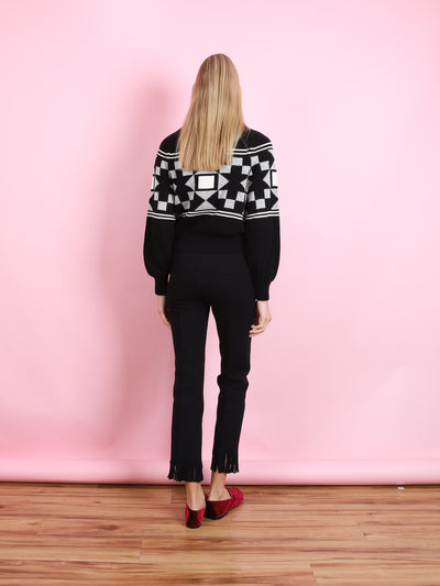 FRINGED LOUIS PANT