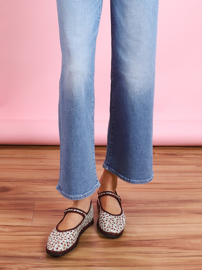 CLASSIC COTTON MARY JANE FLAT