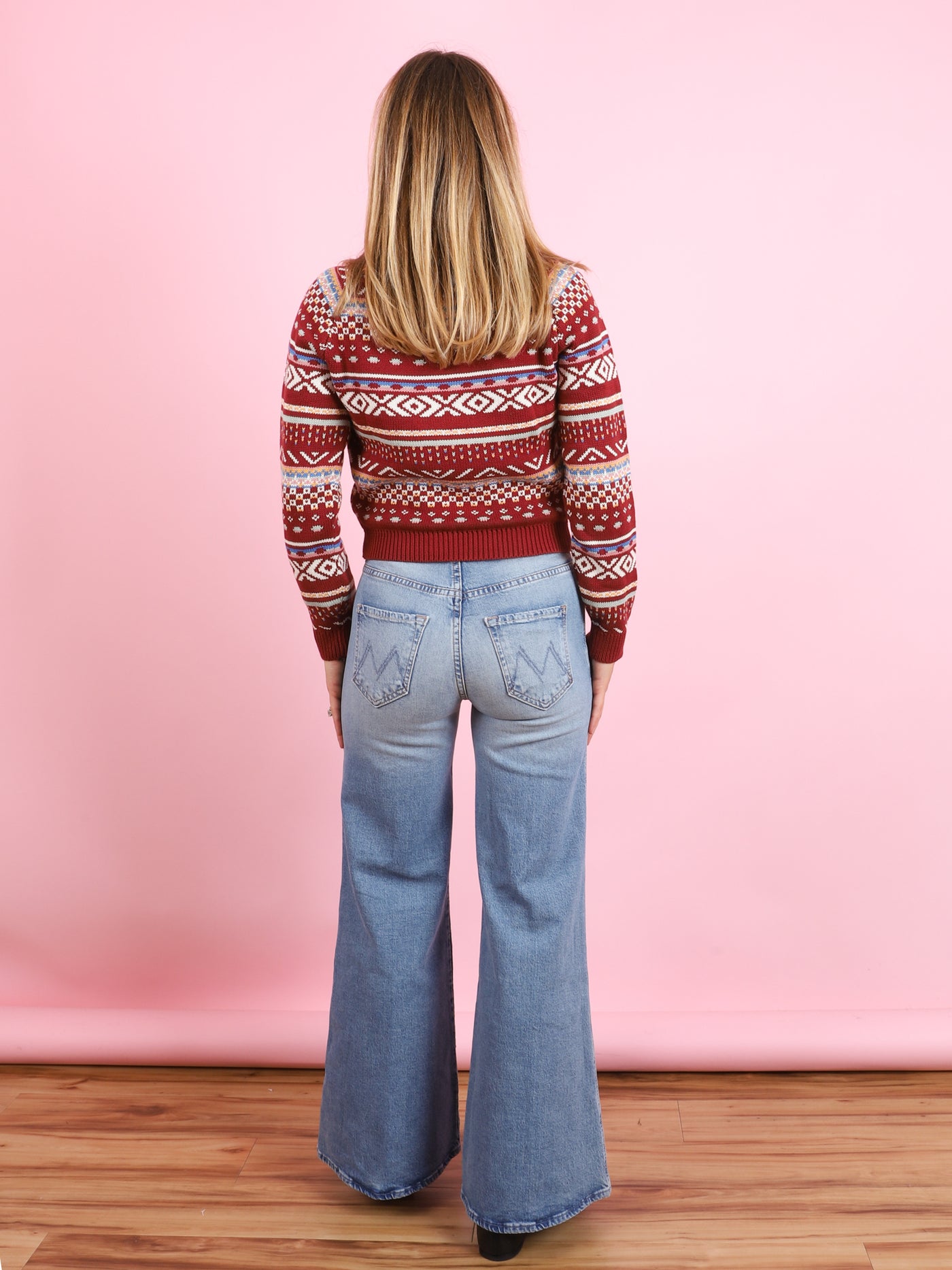Liza Mesa Fair Isle Top