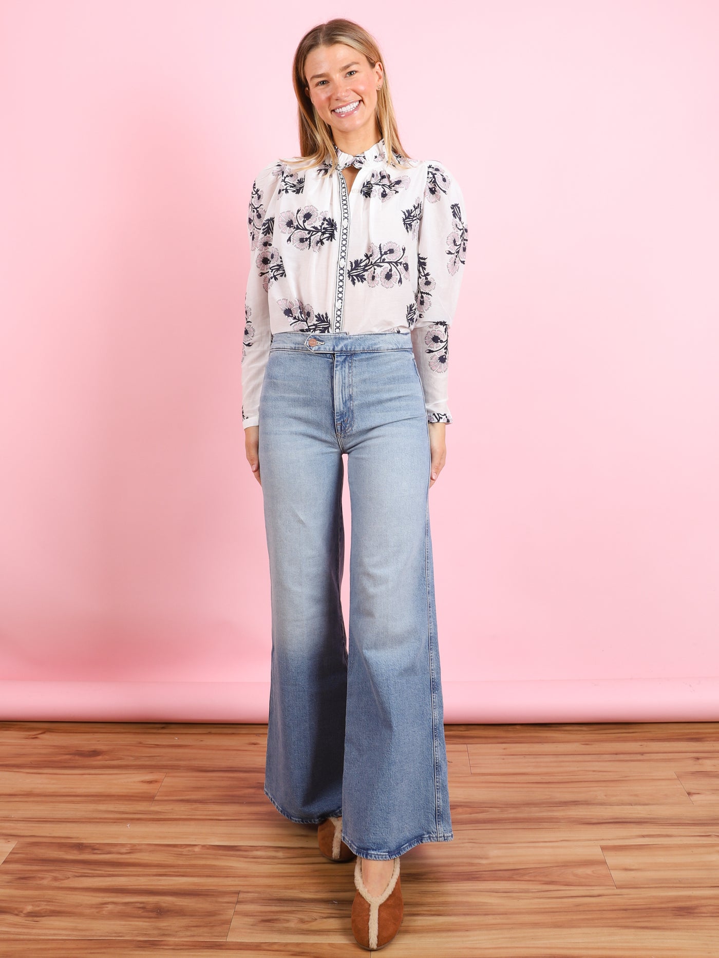Artemis Heron Flower Shirt