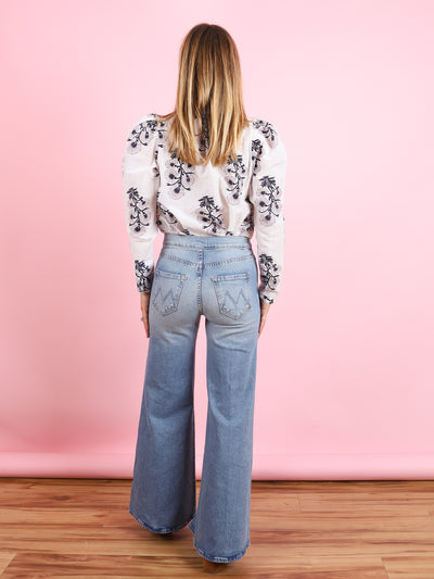 Artemis Heron Flower Shirt