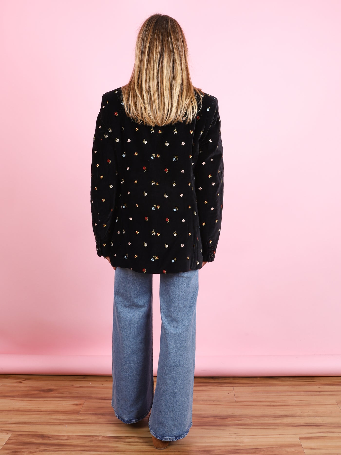 Afternoon Onyx Bouquet Blazer