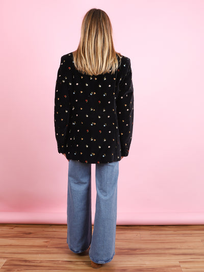 Afternoon Onyx Bouquet Blazer