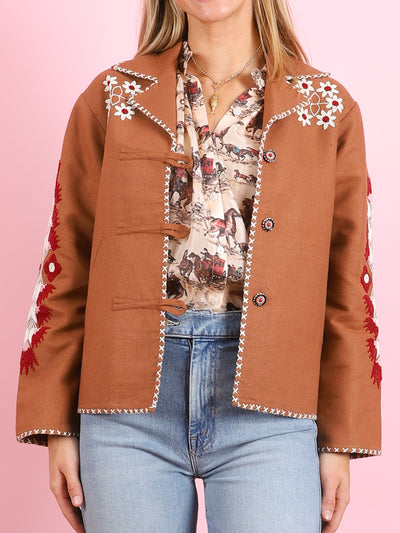 Western Cactus Bloom Jacket