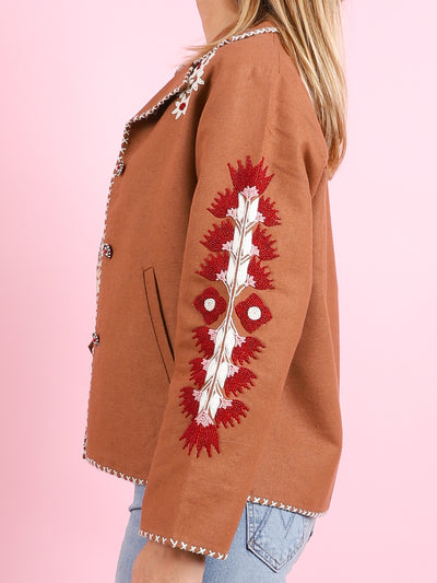 Western Cactus Bloom Jacket
