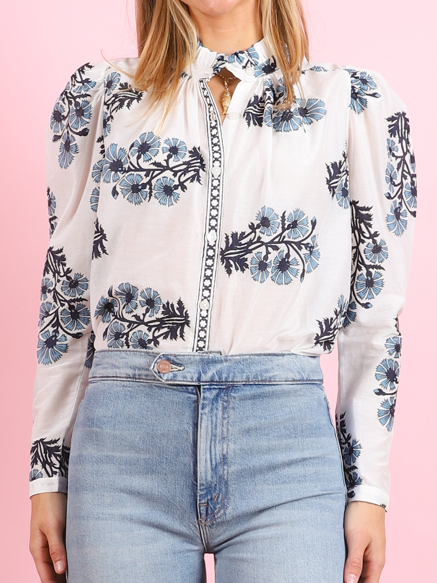 Artemis Aqua Bloom Shirt