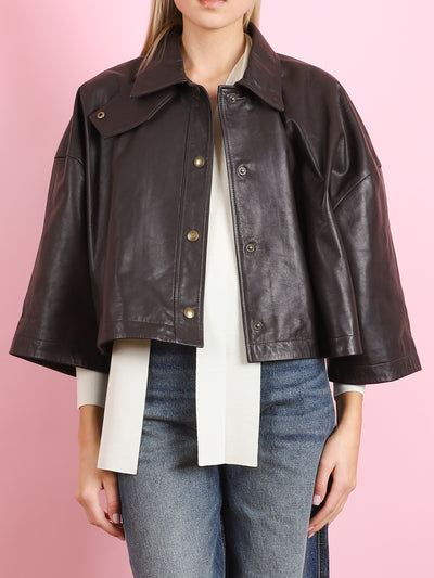 INES LEATHER JACKET