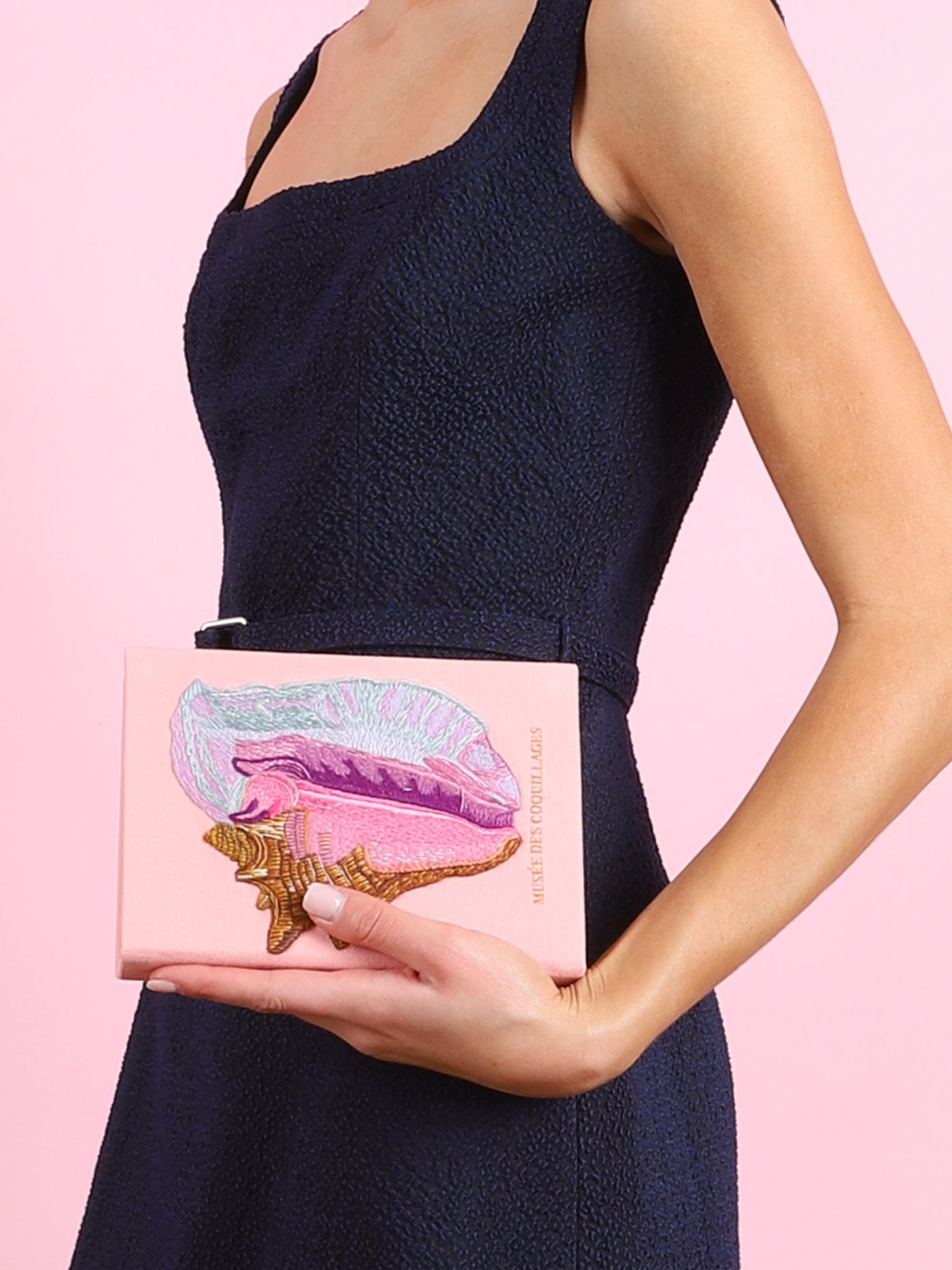 PINK CORAL BOOK CLUTCH