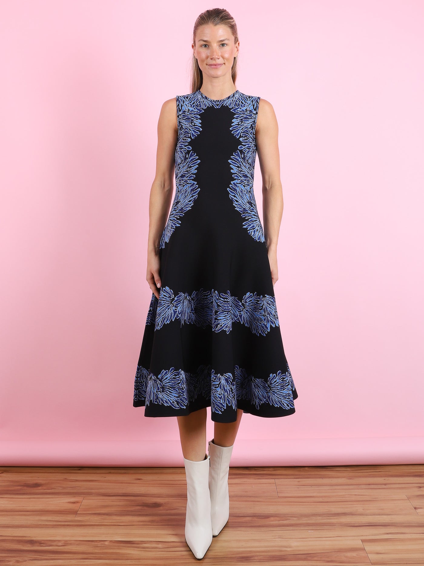 Iona Jacquard Knit Dress