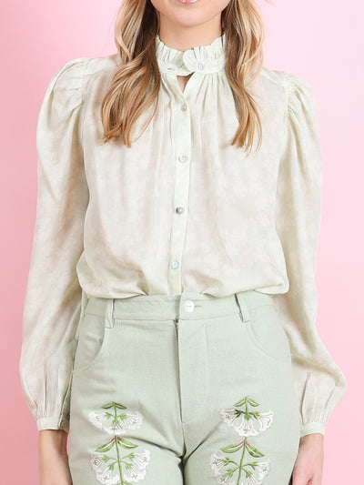 ANA CELADON CLOVER SHIRT