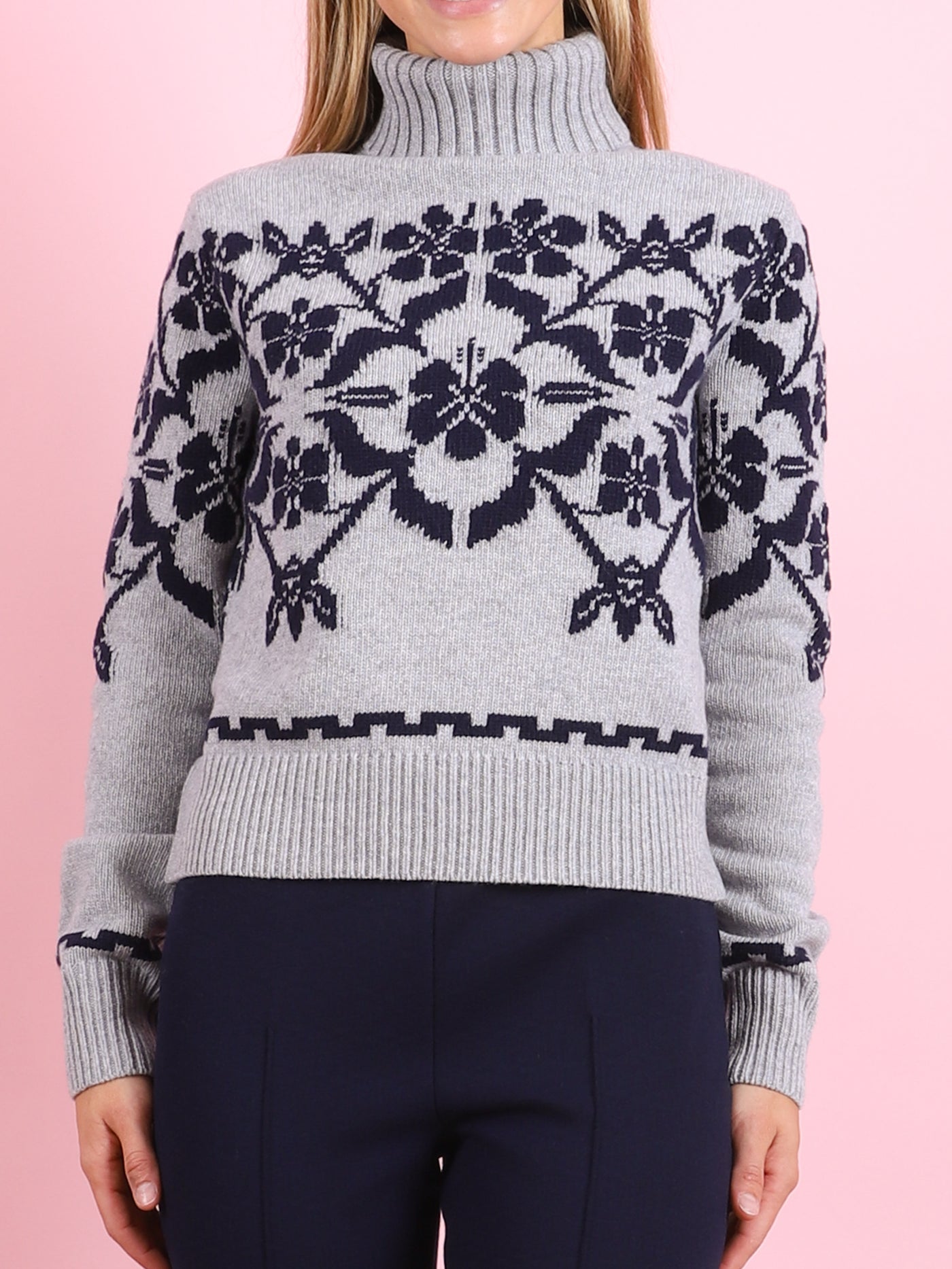 Zoe Fairisle Turtleneck Sweater
