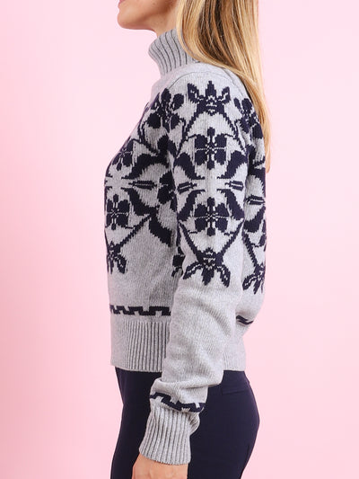 Zoe Fairisle Turtleneck Sweater