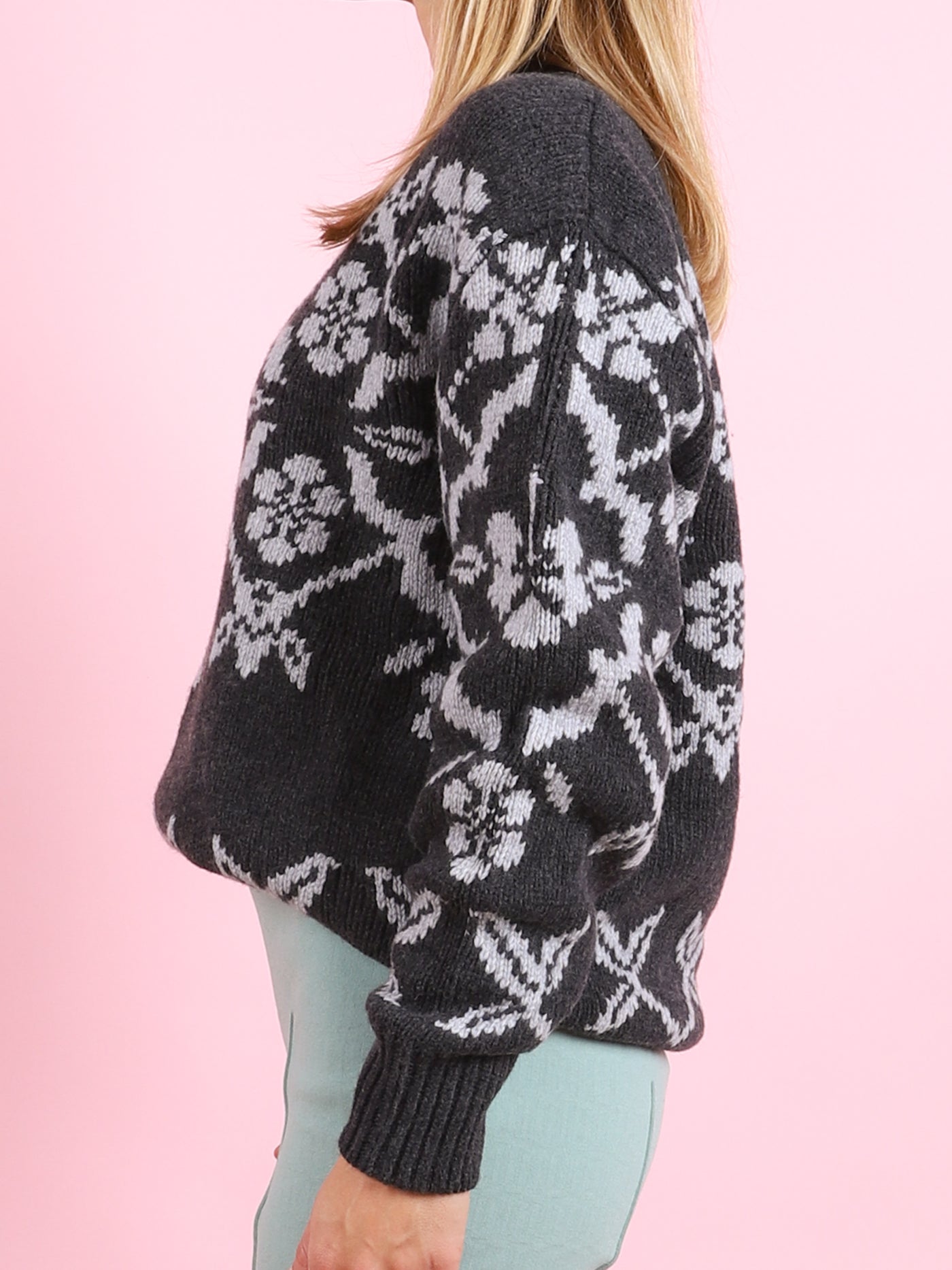 Georgia Fairisle Crewneck Sweater