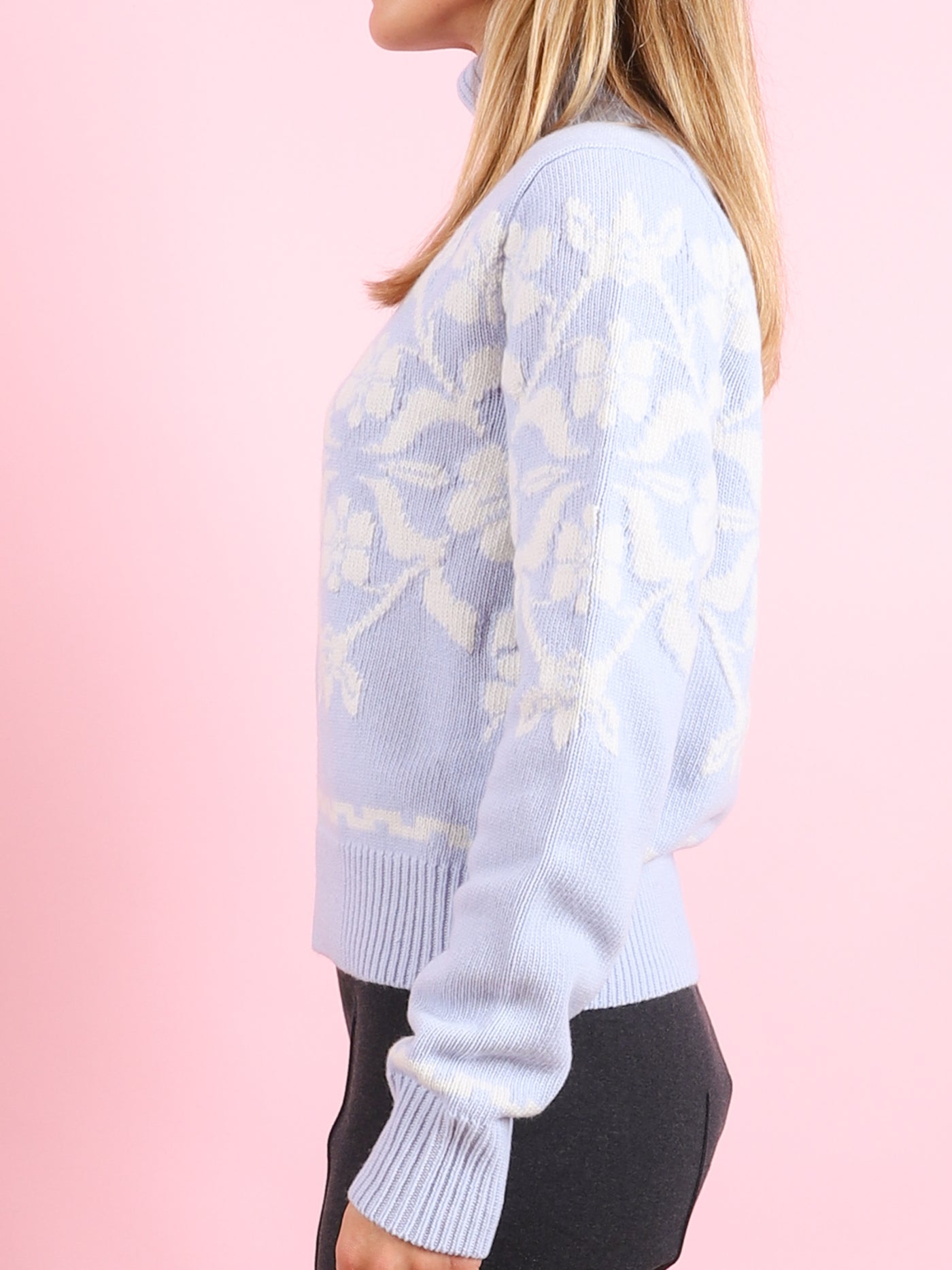 Zoe Fairisle Turtleneck Sweater