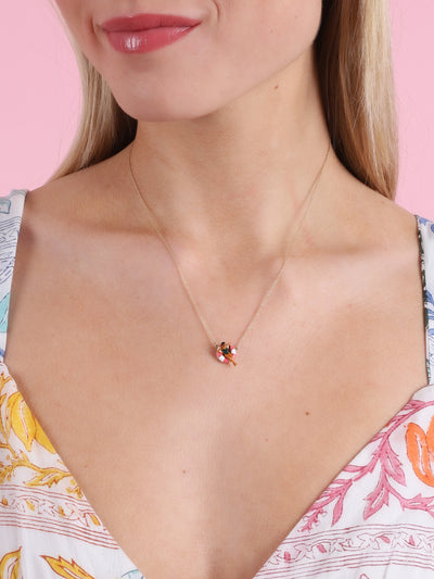 Float Necklace in Bubblegum