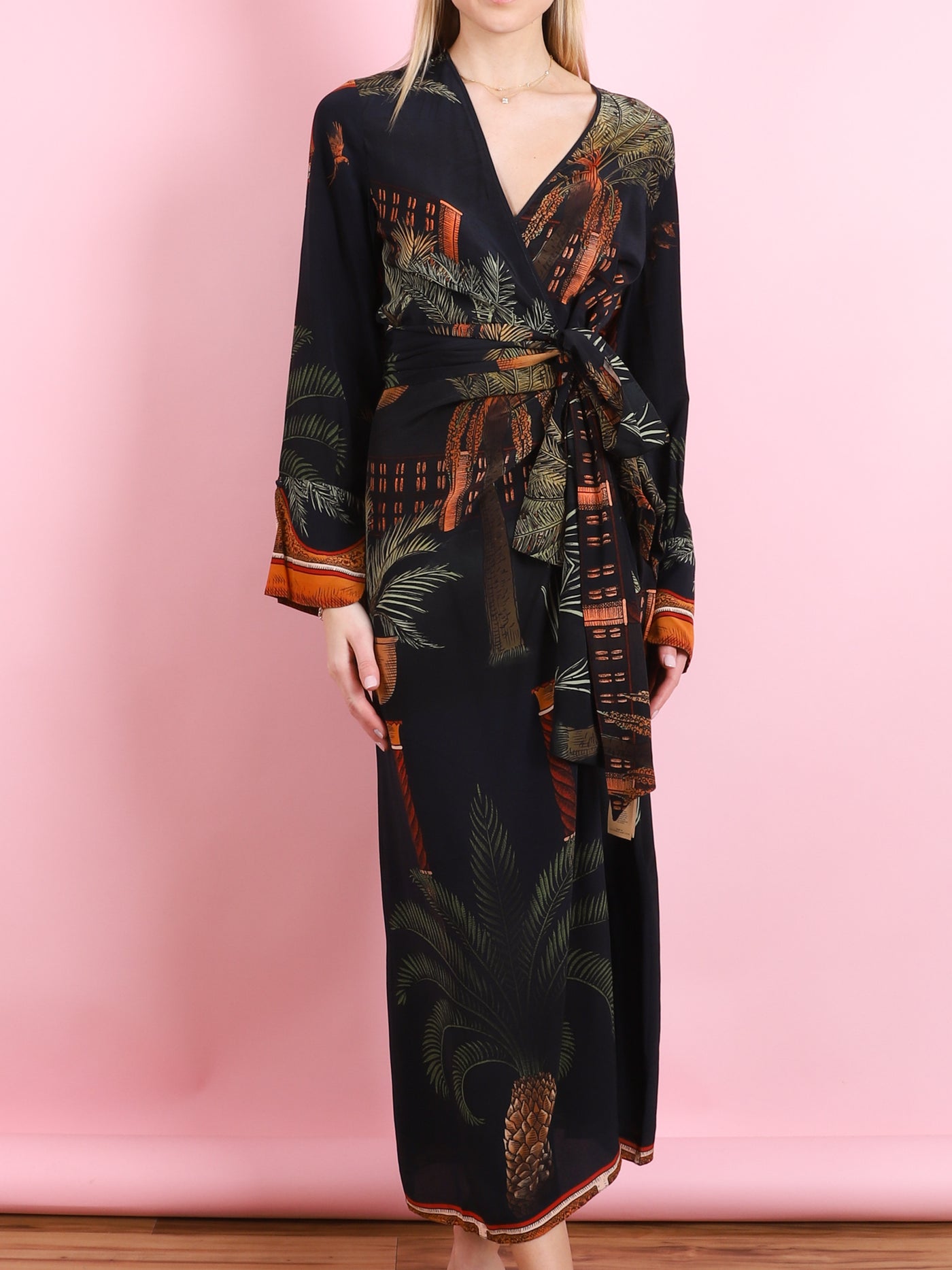 ETERNITY BEGINS WRAP DRESS